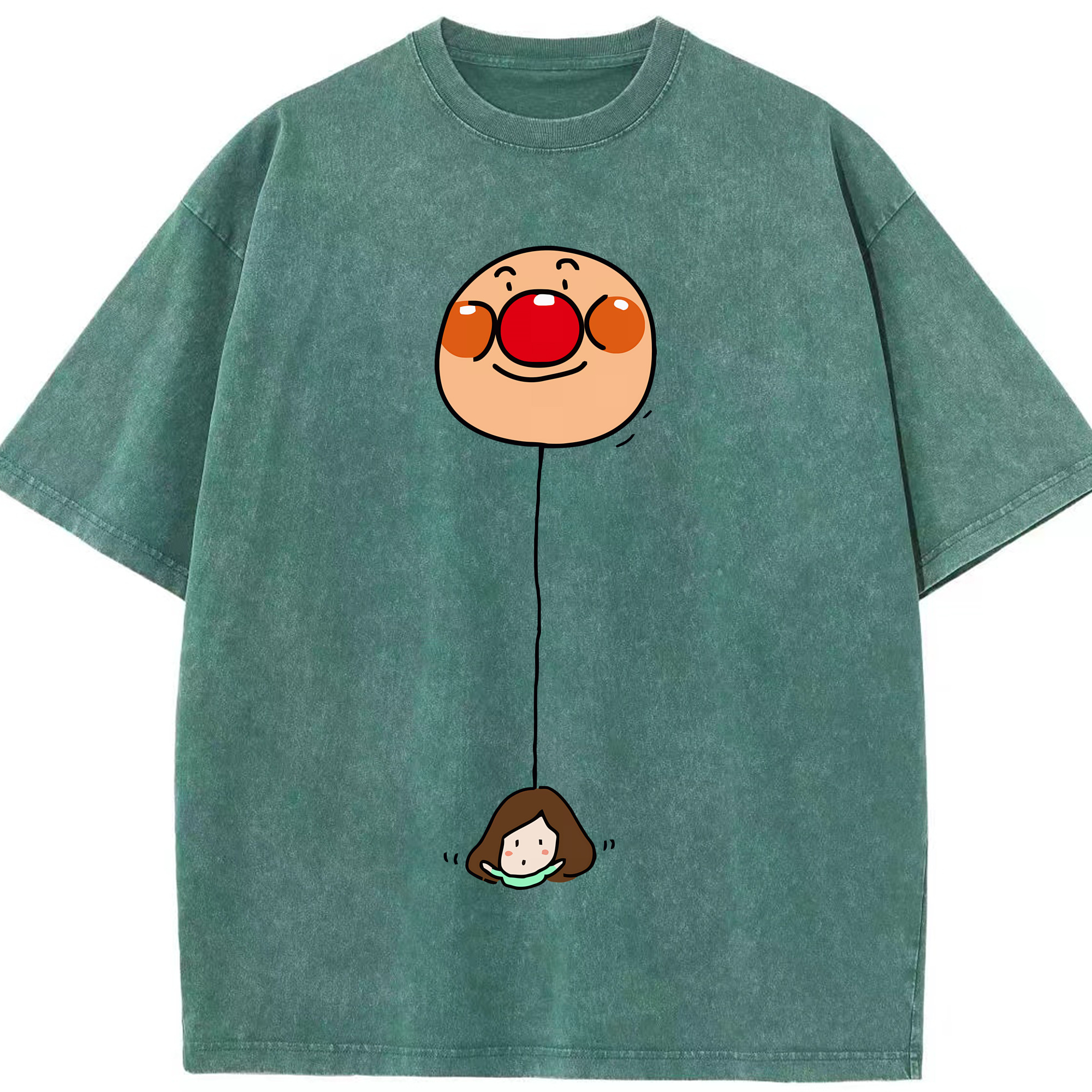 （画像用） アンパンマン Anpanman 綿100% ヴィンテージ風 半袖Tシャツ（フロントプリント）
